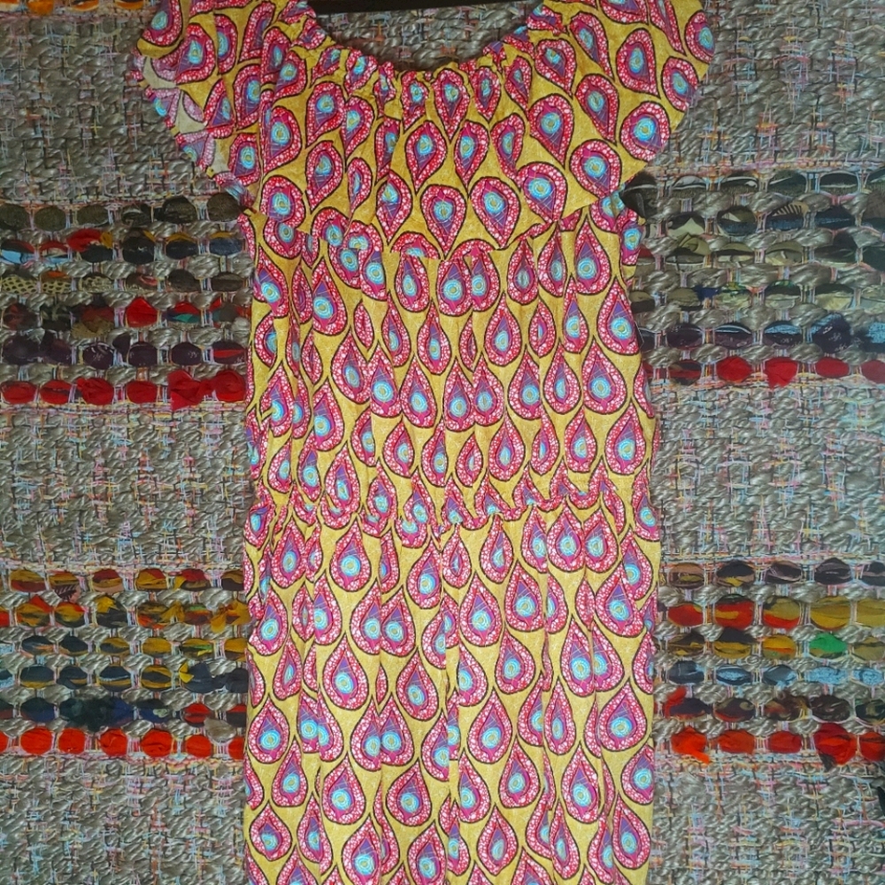African print Romper